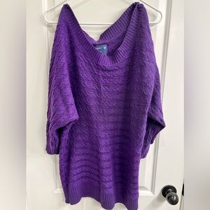 American Eagle Outfitters Purple Sweater XL